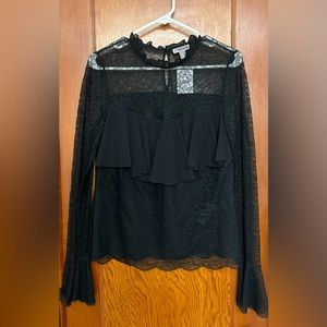 Black Lace Blouse